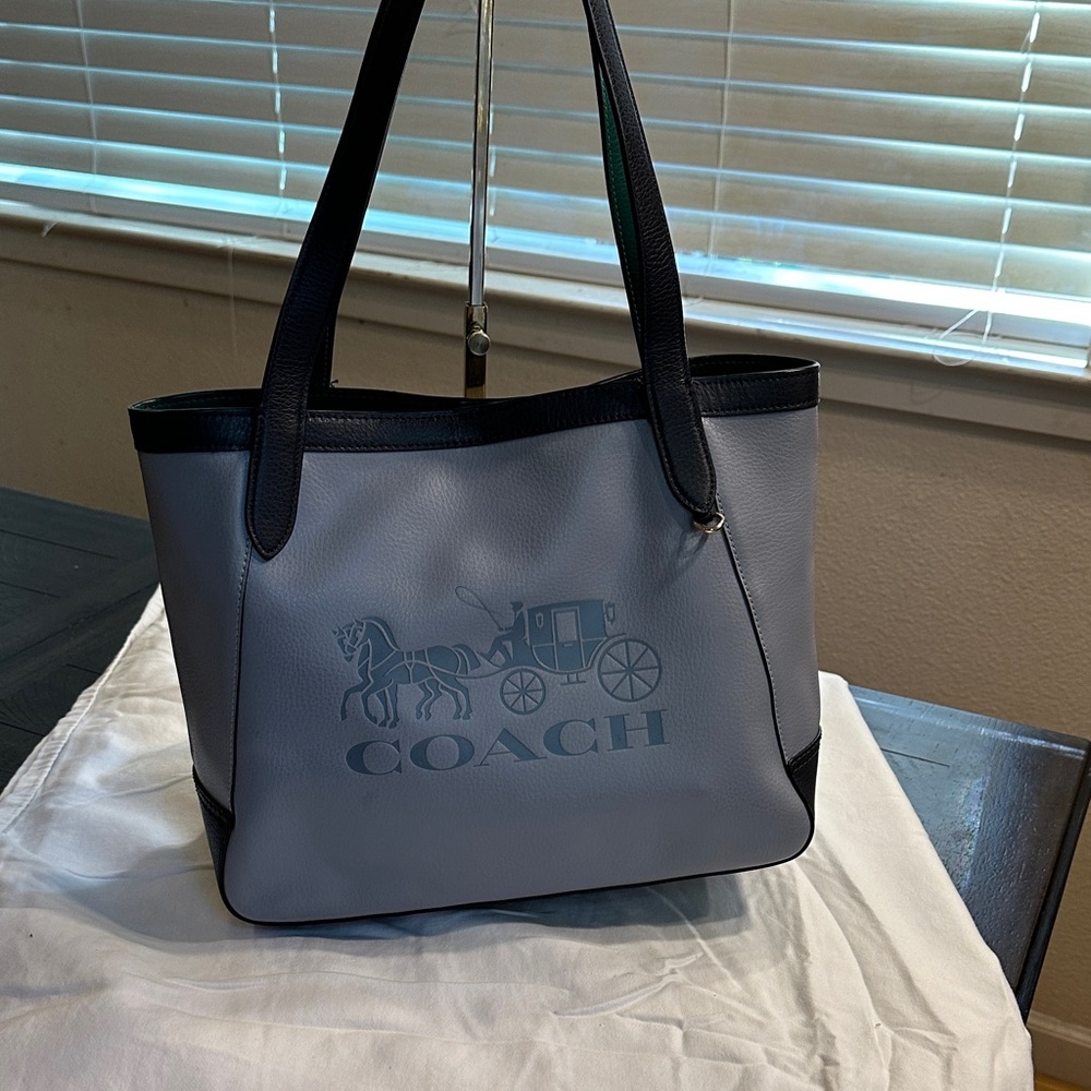 Coach Black and Gray Women's Tote Bag